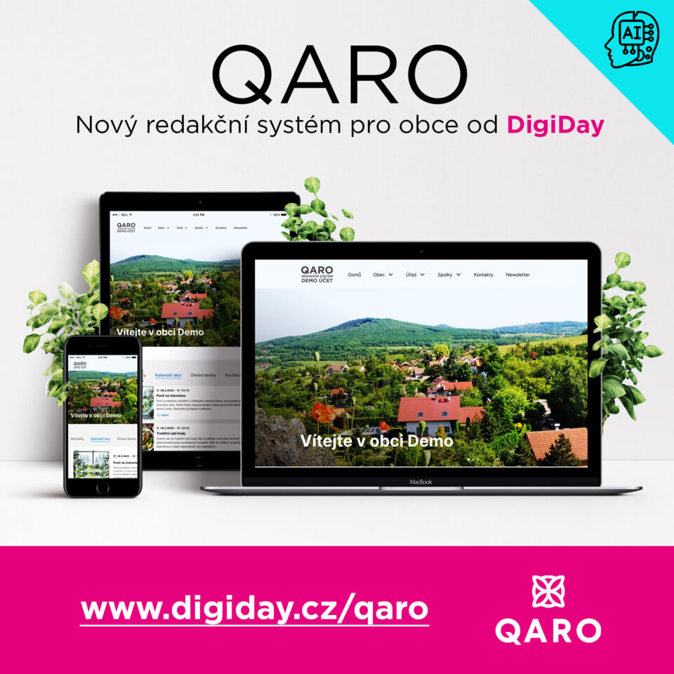 QARO – Jednoduchá správa obecního webu